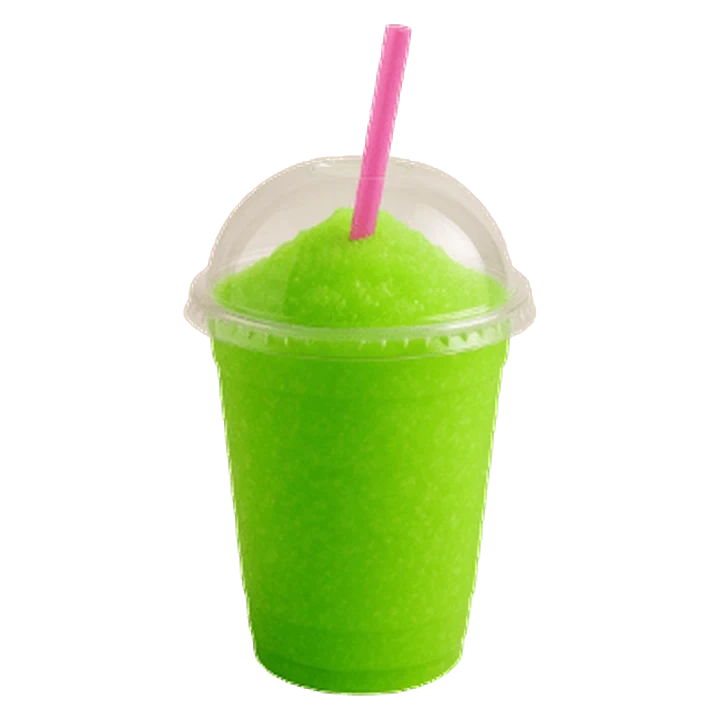 Sour Apple Slushie from The Cookie Box Belfast