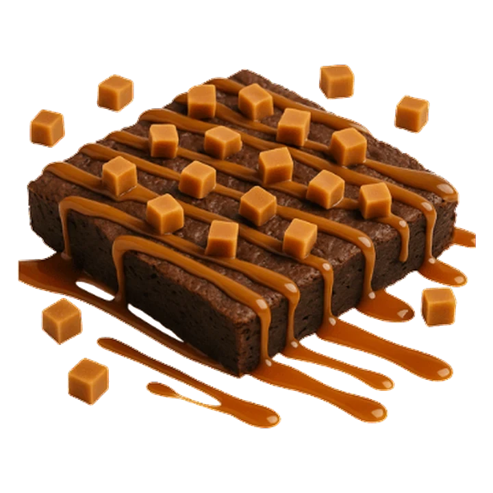 Salted Caramel Brownie from The Cookie Box Belfast