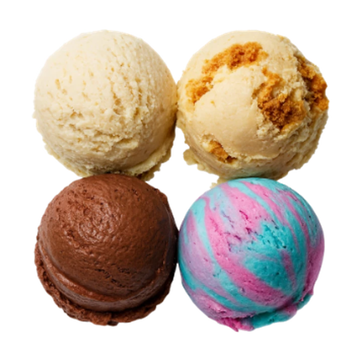 Ice Cream Selection from The Cookie Box Belfast