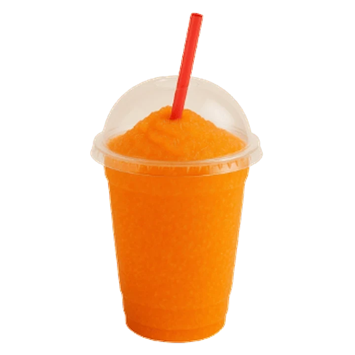 Red Boost Slushie (Orange) from The Cookie Box Belfast