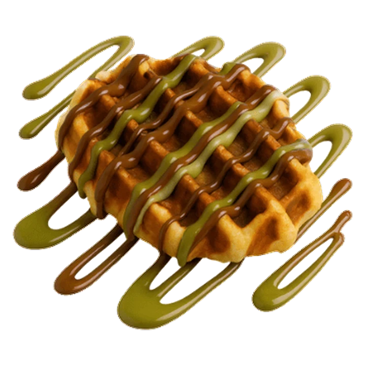 Dubai Chocolate Waffle from The Cookie Box Belfast
