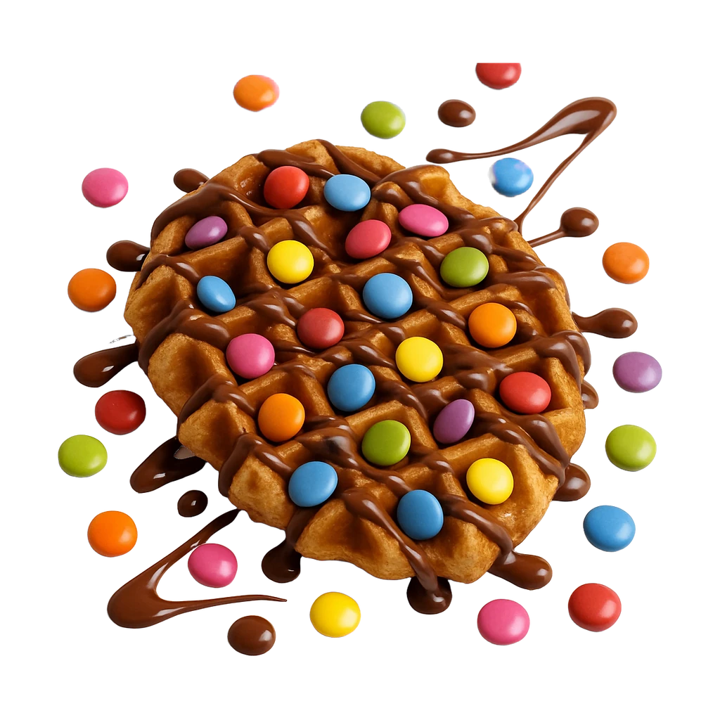 Waffles from The Cookie Box Belfast