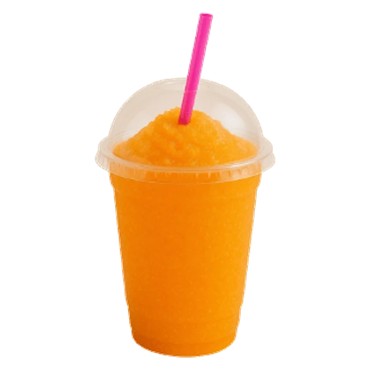 Orange Slushie from The Cookie Box Belfast