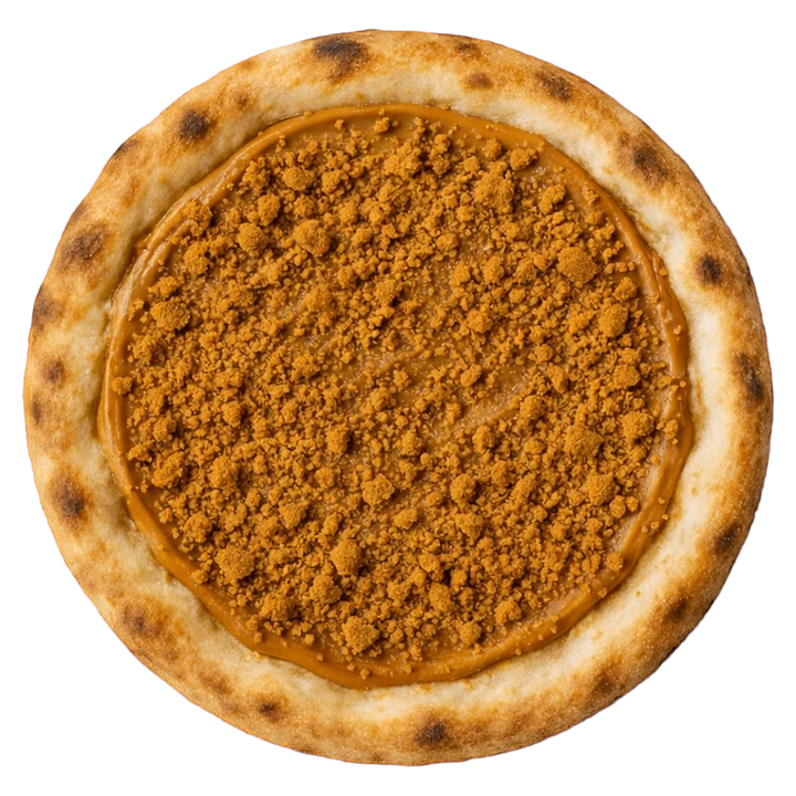 Biscoff Pizza from The Cookie Box Belfast